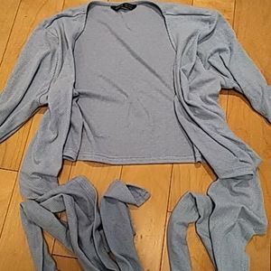 Wrap around long sleeve shirt